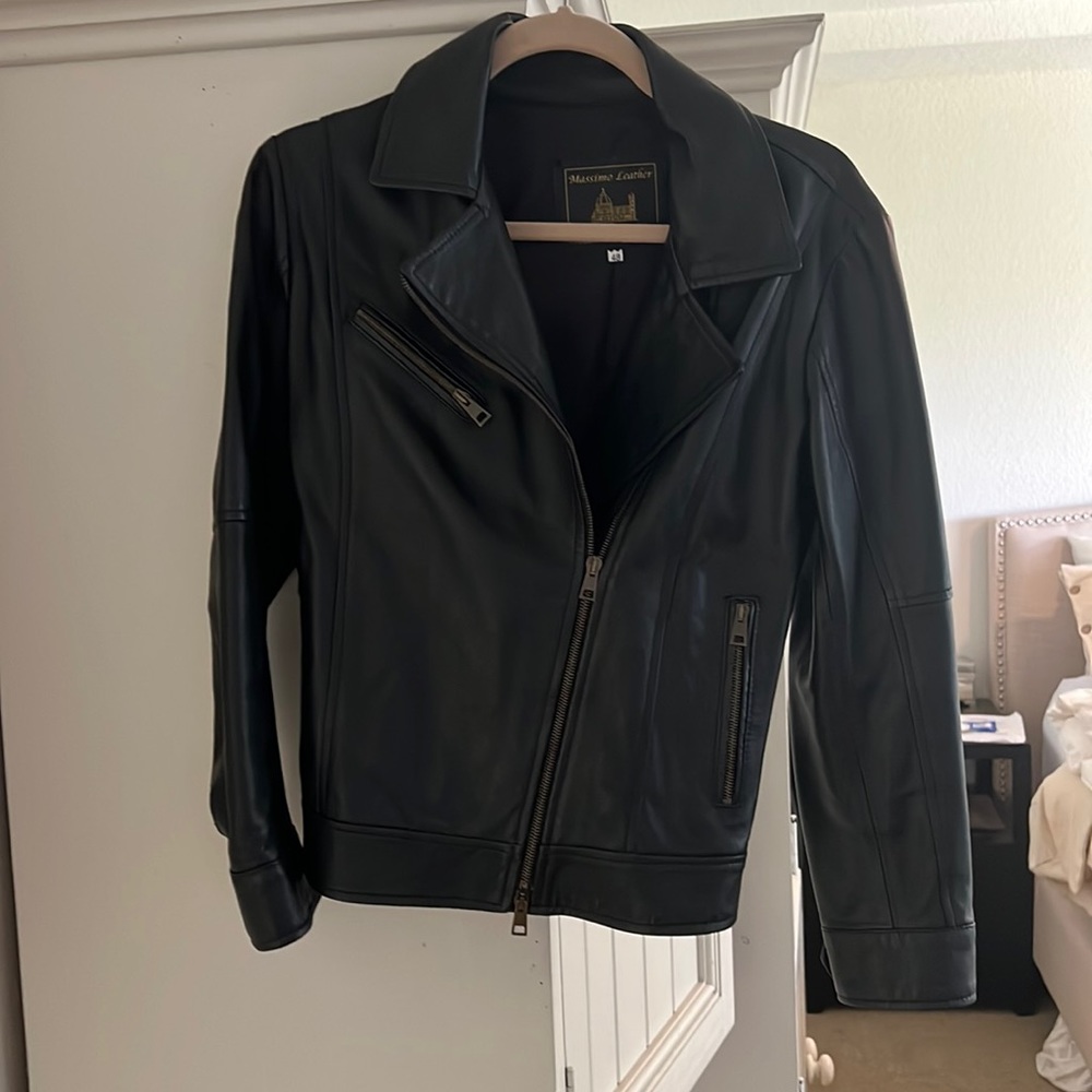 Italian leather jacket